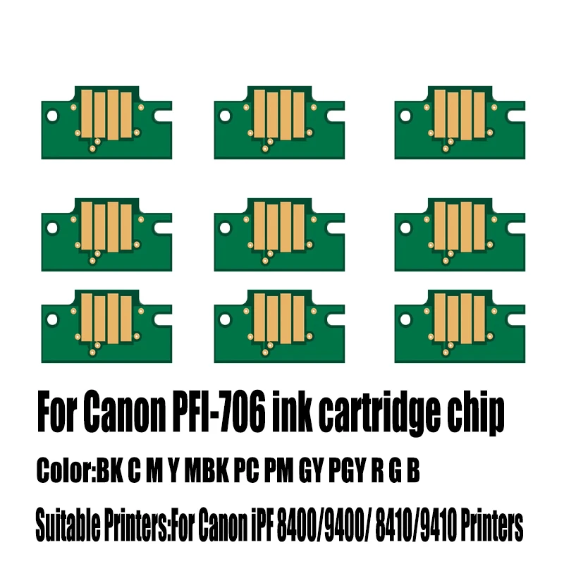 

Чип для чернильного картриджа PFI-706 для принтеров Canon iPF8400, iPF9400, iPF8410