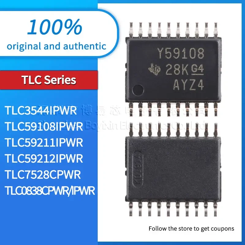 

TLC0838CPWR/IPWR TLC3544IPWR TLC59108IPWR TLC59211IPWR TLC59212IPWR TLC7528CPWR original genuine