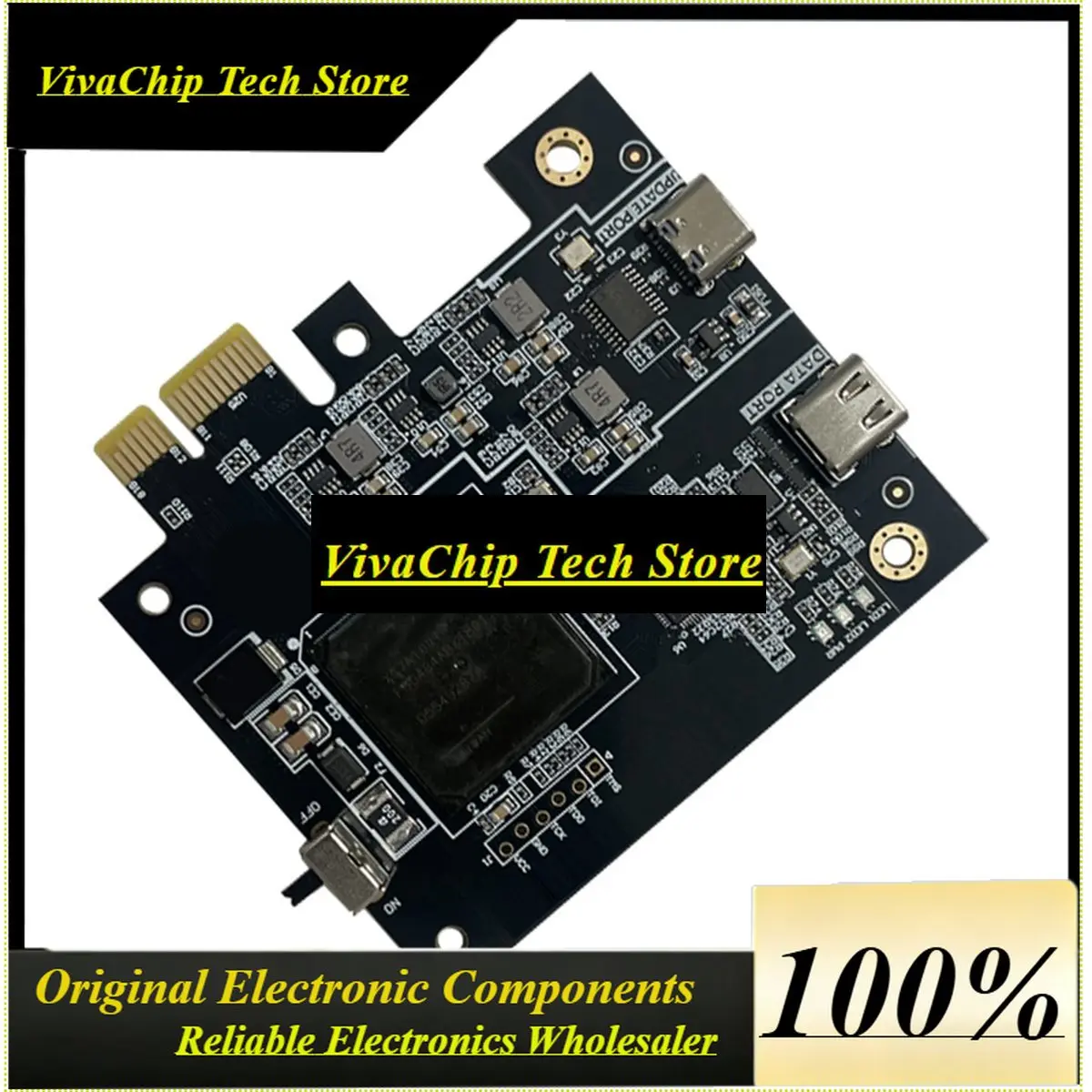 VivaSCap DMA 75t Card: FPGA DMA Board For Kmbox Makcu Video Blender, High Performance Direct Memory Access PCIe Card