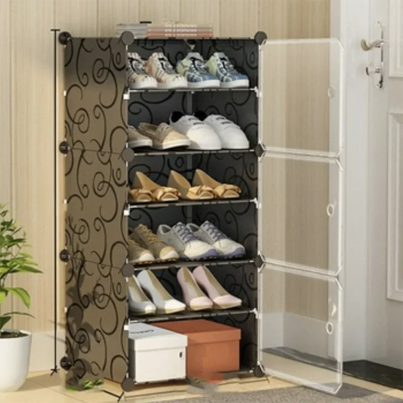 Bedroom Mobile Shoe Cabinet Racks Organizer Storage Entryway Bench Display Shoe Shelf Cupboard Muebles Para Hogar Home Furniture