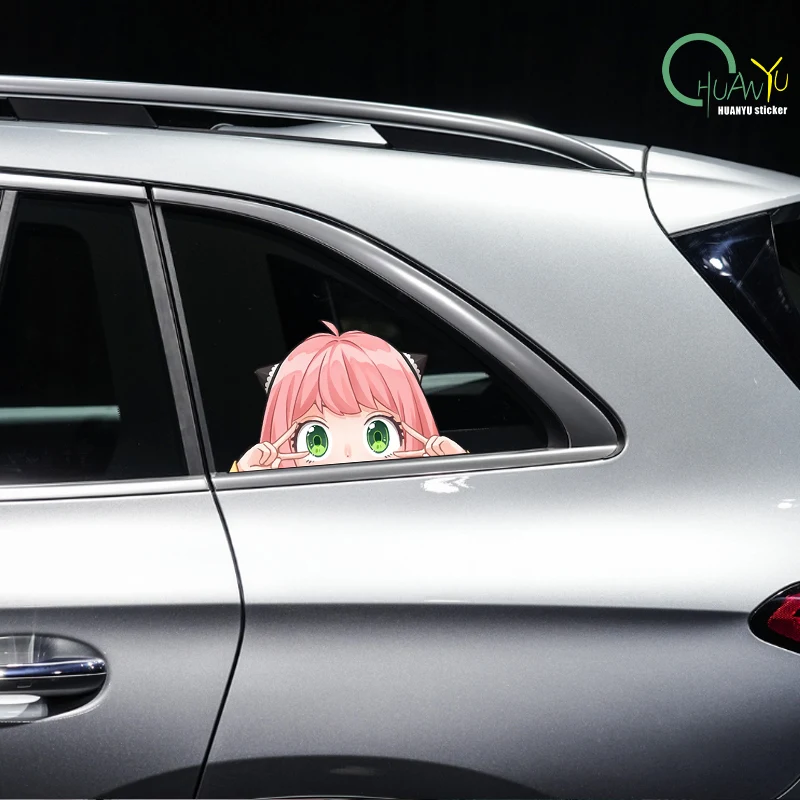 Ania Fujie Spies\' Homecoming Head Facial Bag Body Door Sticker anime Creative Reflective Sticker