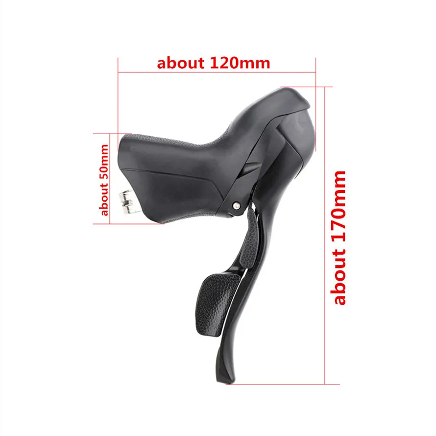 microNEW Shifters Dual Control Levers Finger Dial Road Bike 2 3X7 8 9 10 11 Speed Shifter Conjoined DIP Derailleurs