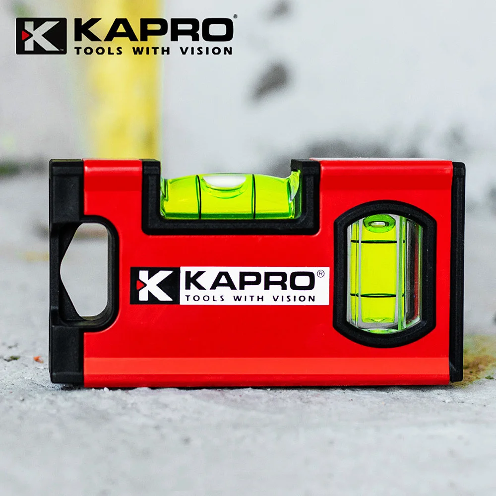 Kapro 10/15/20 سنتيمتر المحمولة المغناطيسي مستوى الكحول البناء الألومنيوم أداة التسوية قياس مستوى فقاعة مقياس