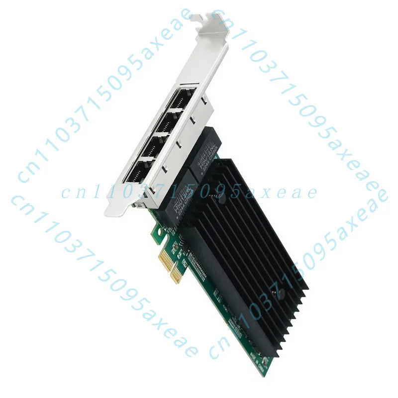 For Intel 82576 Chip PCI-E X1 Quad Port Gigabit Ethernet Network Interface Card NIC 4x RJ45 10/100/1000Mbps
