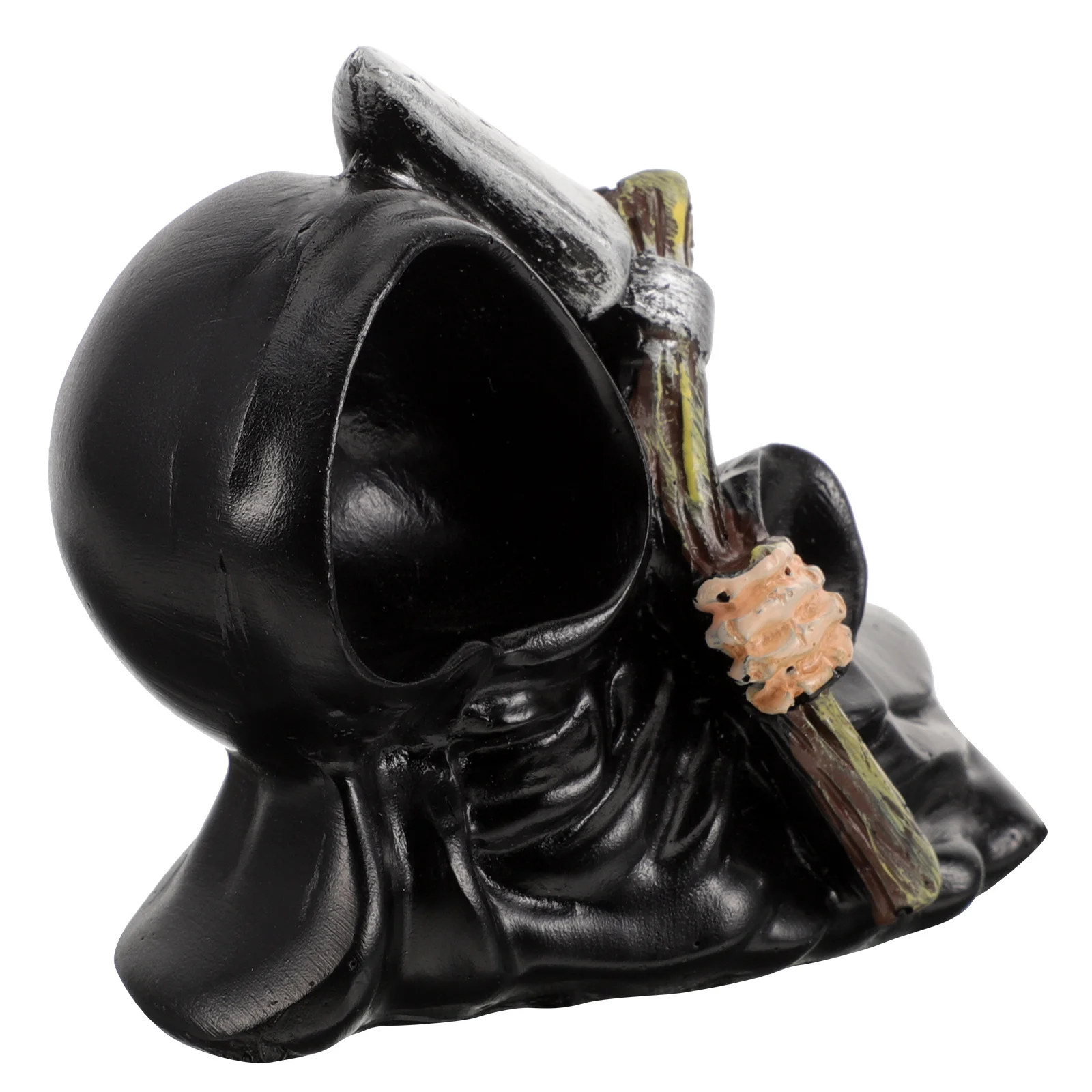 

Reaper Ornaments Ghost Figurine Halloween Patio Decor Mini Home Accessory Decorations Garden Resin Statue