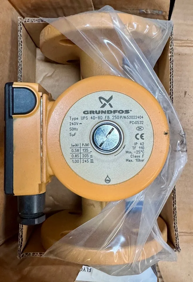 

Ups 40-80 Fb (250) Hot Water Service Circulator 240v Bronze 4728 Brand New Original Spot Plc