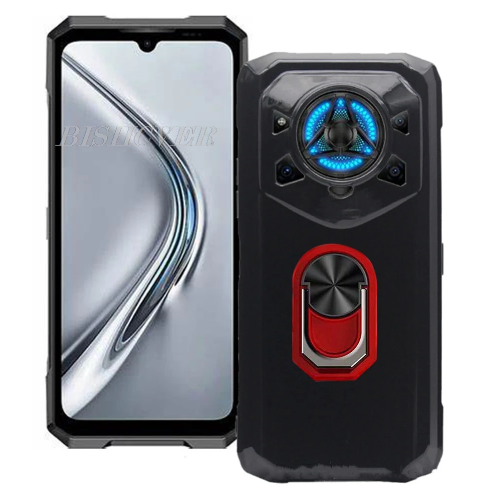For Doogee Blade 20 Pro 6.6" Blade20Turbo 20 20Play Ultra Play Back Ring Holder Bracket Case Smartphone TPU Soft Silicone Cover