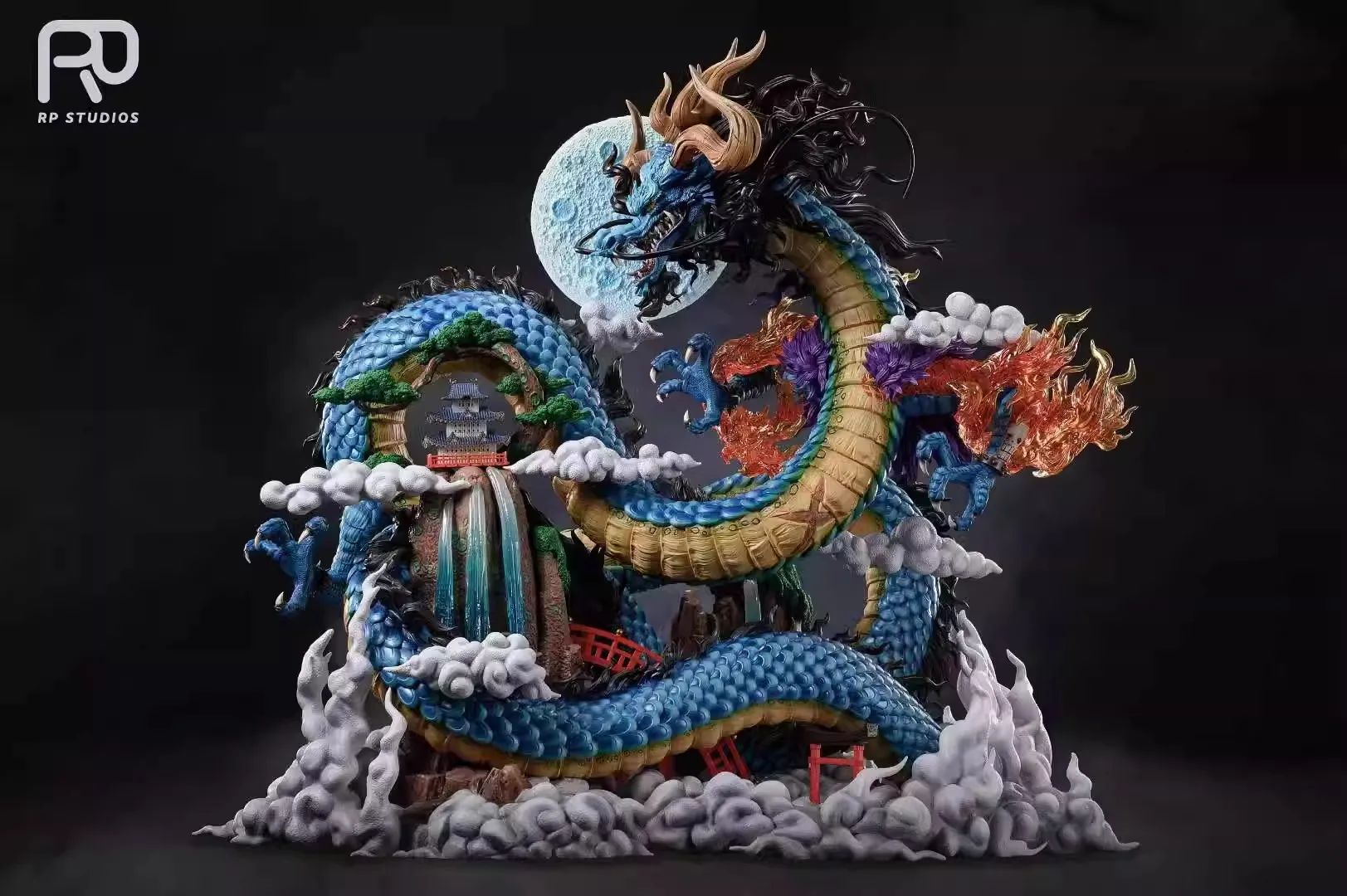 20cm One Piece Anime Figures Kaidou Figure Dragon Shaped Kaidou Figure Pvc Models Gk Statue Dolls Collection Toy Ornament Gifts