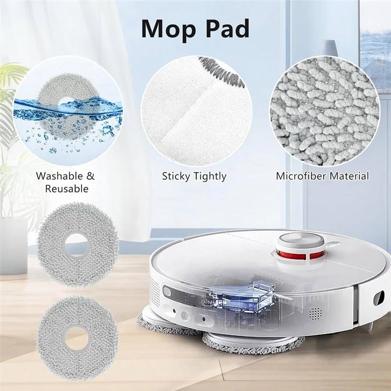 【Berserk】21PCS Replacement Parts For Roborock QV 35A /QR 598 /QR 798 Vacuum Cleaner Accessories Main Side Brush Hepa Filter Rag