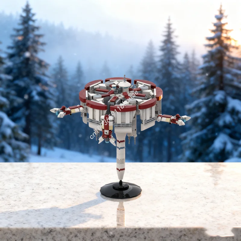 

548pcs MOC Haven Class Medical Station Pelta Star Battle Model Christmas Gift Building Blocks DIY Idea Education Toy Brick Kids