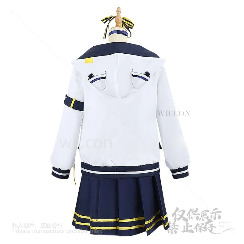 أزياء أنيمي هولو vtuber التأثيرية لايف هوشيماتي سويسي أزياء تنكرية Jk بدلة معطف فستان أزياء كرنفال الهالوين حسب الطلب