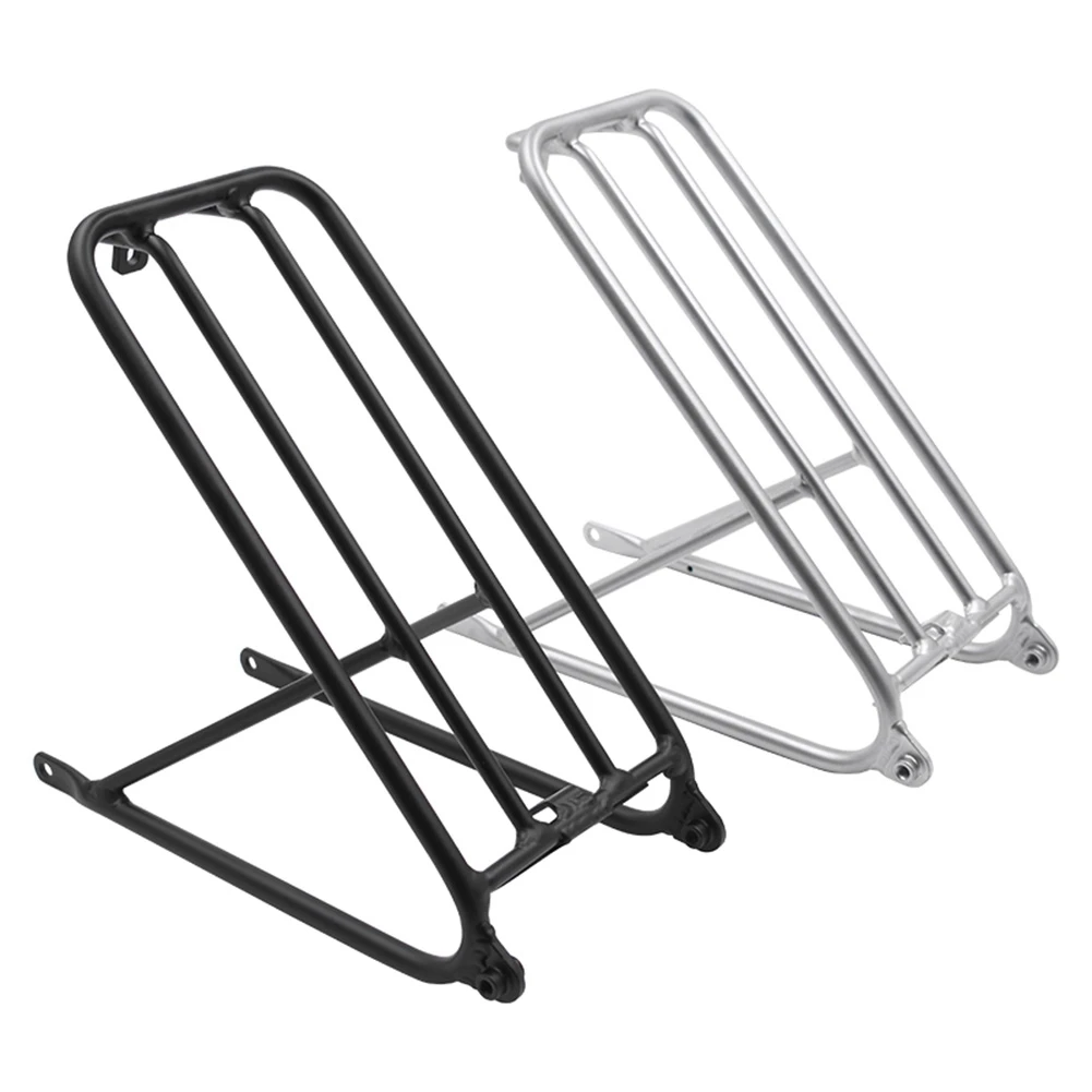 for Brompton Folding Bike Standard Rack for Brompton Standard Rear Rack Bicycle Shelf Accessories-Silver