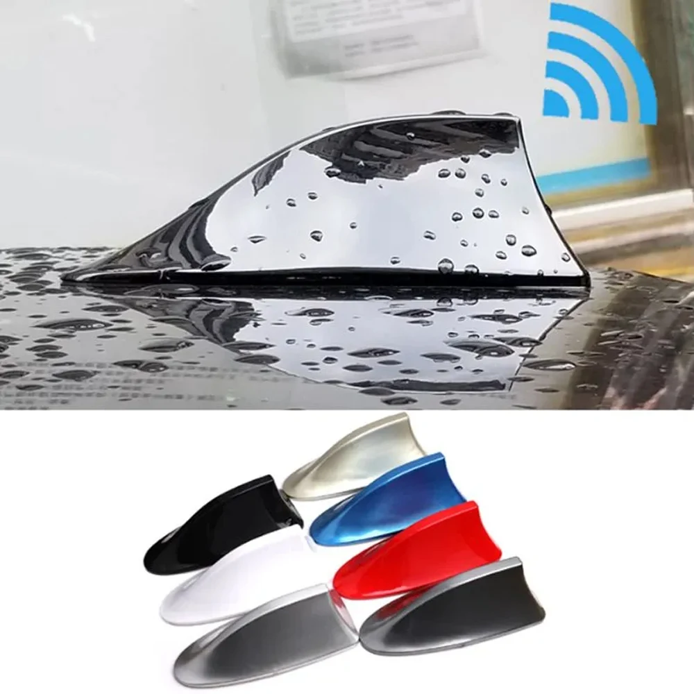 

Universal Upgraded Signal Shark Fin Antenna - Car FM/AM Radio Roof Aerial for Toyota/Honda/Lexus/Nissan/Mazda/Mitsubishi/etc