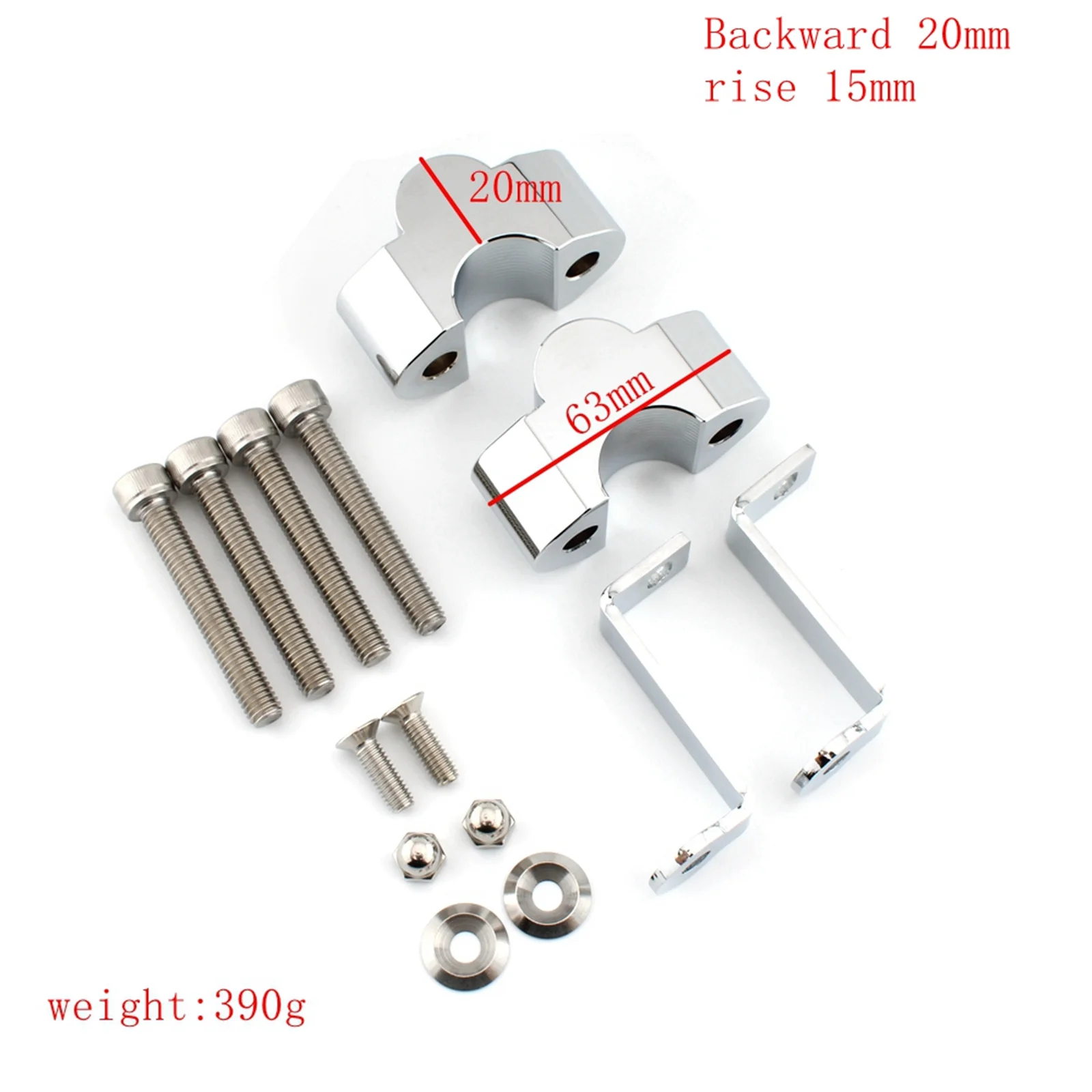 

Motorcycle Handle Bar Clamp Raised Extend Handlebar Heightening Mount Riser For BMW R 18 Accessories