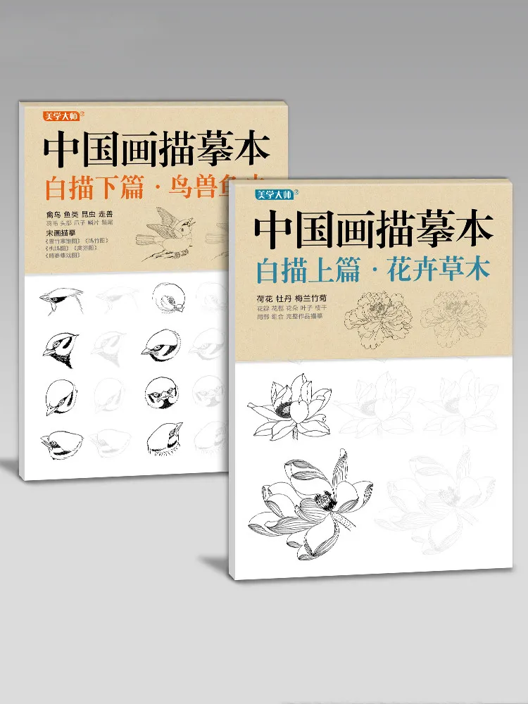 

2022 New 26.2x37cm Chinese Drawing Copying Books For Plant Introduction For Painting Copy Tutorial Book Learn Education Books