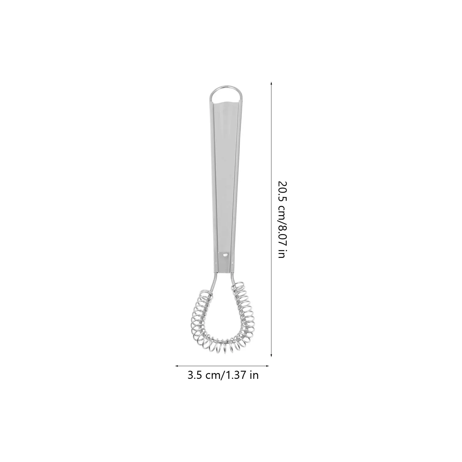 

2Pcs Practical Egg Mixer Stainless Steel Handheld Beater for Kitchen Baking Tool Ergonomic Grip Space Saving Design