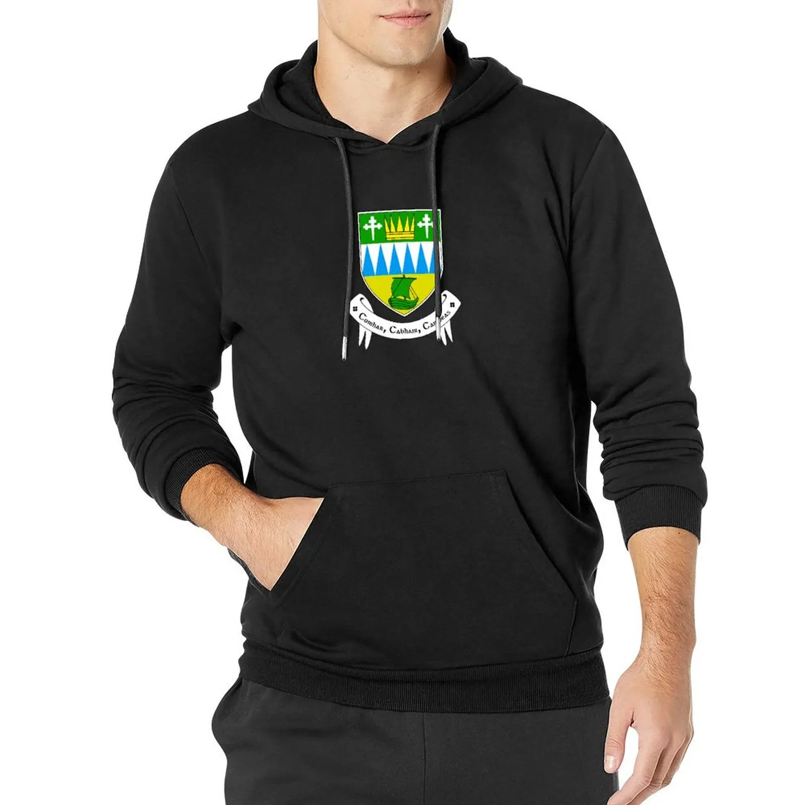 Coat of Arms of County Kerry, Ireland Pullover Hoodie men clothes mens clothes man hoodie