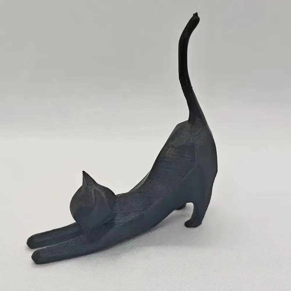 Mini Kitten Ring Storage Rack 3D Printed Exquisite Resin Cat Sculpture Jewelry Storage Cat Ornaments Cat Sculpture Ornament Gift
