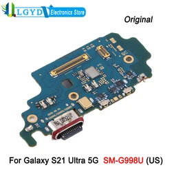 USB Power Charging Port Board For Samsung Galaxy S21 Ultra 5G SM-G998U (US Version) Phone Repair Replacement Part