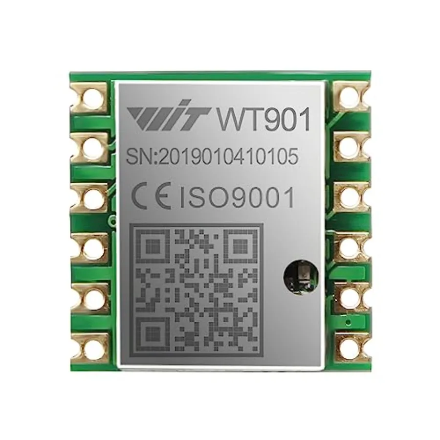 

[Arduino Accelerometer Sensor+Inclinometer] WT901 High-Accuracy 3-axis Acceleration+Gyroscope+Tilt Angle +Magnetometer with Kal