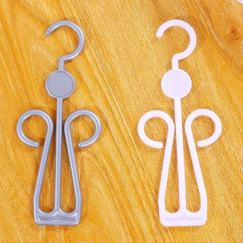 Thickened Plastic Shoe Hooks For Slippers Display Cotton Slippers Storage Organizer Modern Simple Style Rotatable Hooks