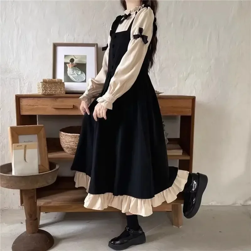 

Plus Size Preppy Style Slimming Dress Set For 2025 Skirt 2-piece Set Women Student Loose Fit Medium Length Vest dsf