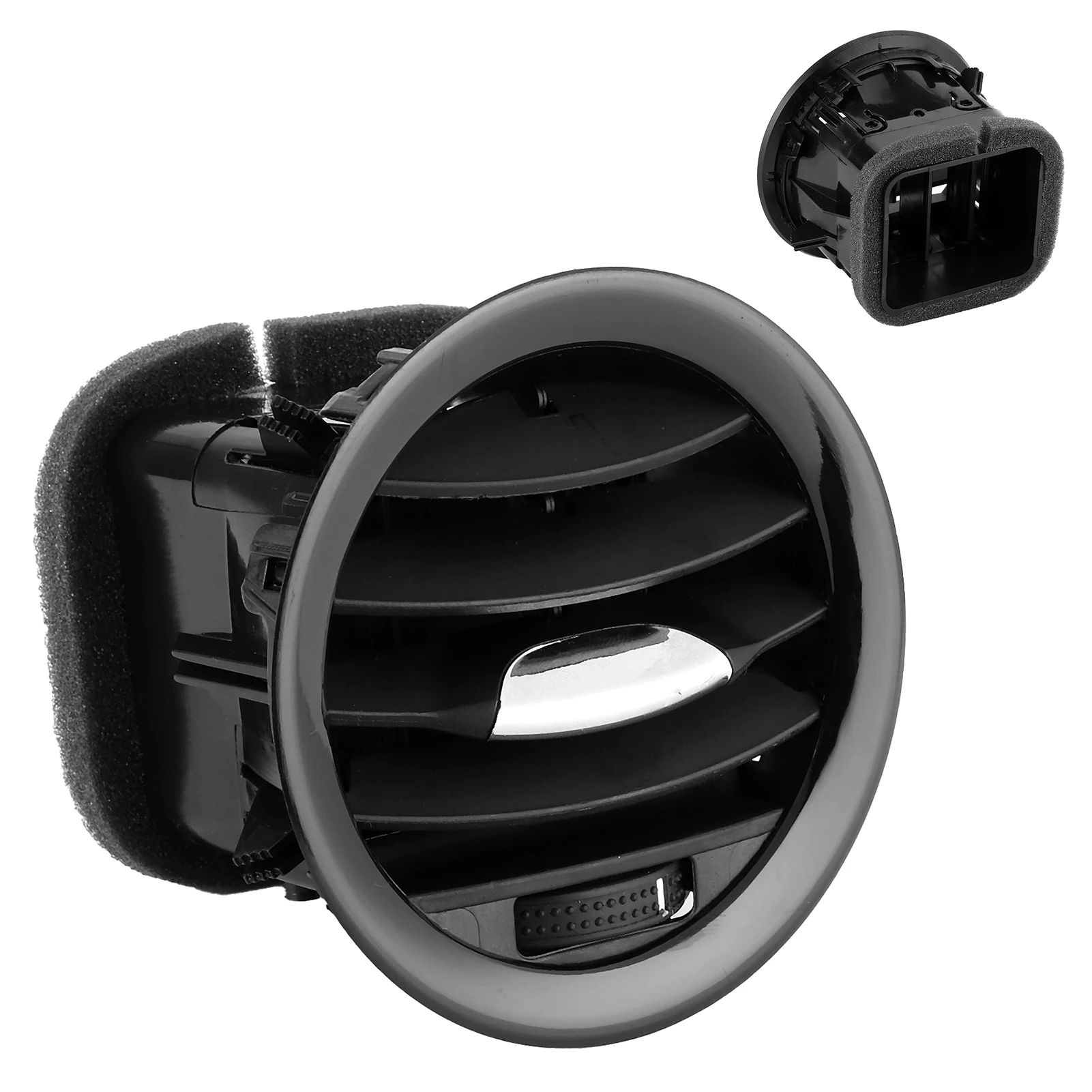 1Pc Car Dashboard Air Vent Air Conditioning Outlet Round Air Vent 13203702 Replacement Fit for Vauxhall Corsa D 2006‑2014