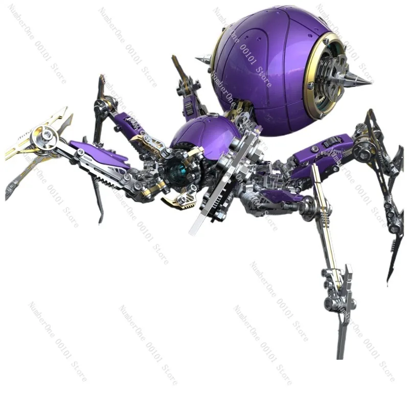 

Металлический сборный конструктор-модель механического паука высокой сложности, DIY-набор для сборки модели насекомого, прецизионная механическая игрушка-украшение, подарок для мальчиков