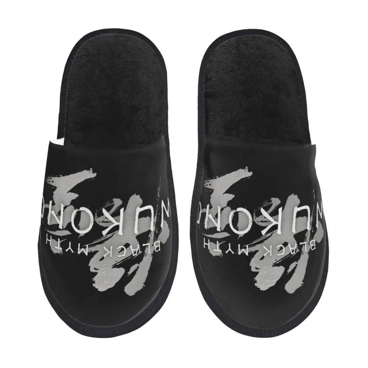 Black Myth Wukong New Game Winter Cotton House Slippers Living Room Legendary Cozy Memory Foam Slides Non-slip