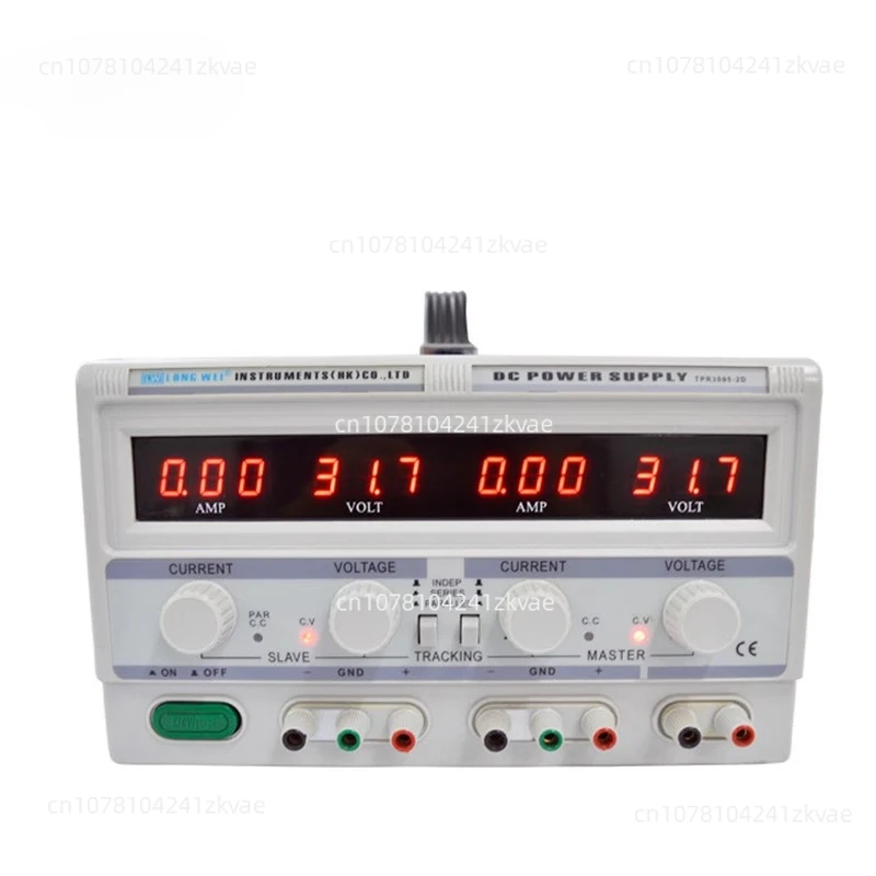 

Adjustable DC regulated power supply Dual-channel linear digital display aging maintenance switching 30V5A output