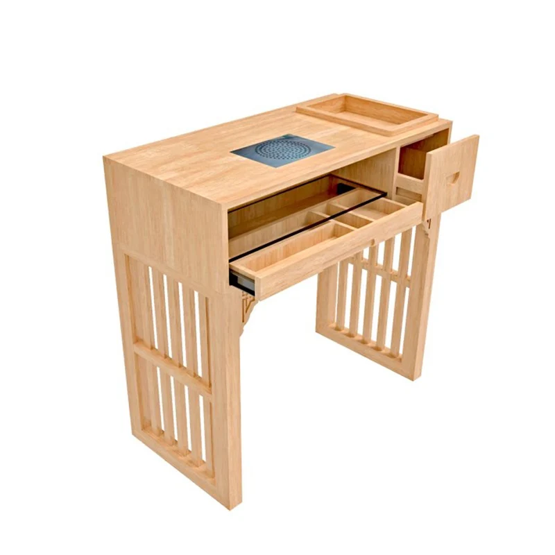 Nordic Aesthetic Style Nail Table Minimalism Premium Multifunction Storage Nail Table Japanese Professional Furniture Mesa Uñas