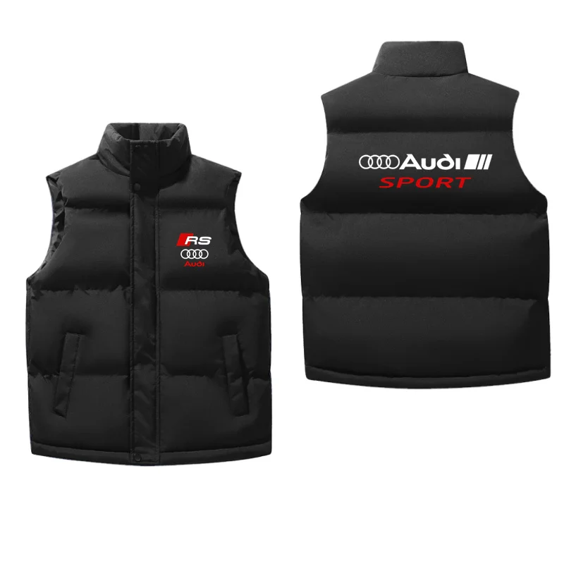

Audi Brand Sleeveless Motorcycle Jacket, Autumn and Winter Warm Jacket