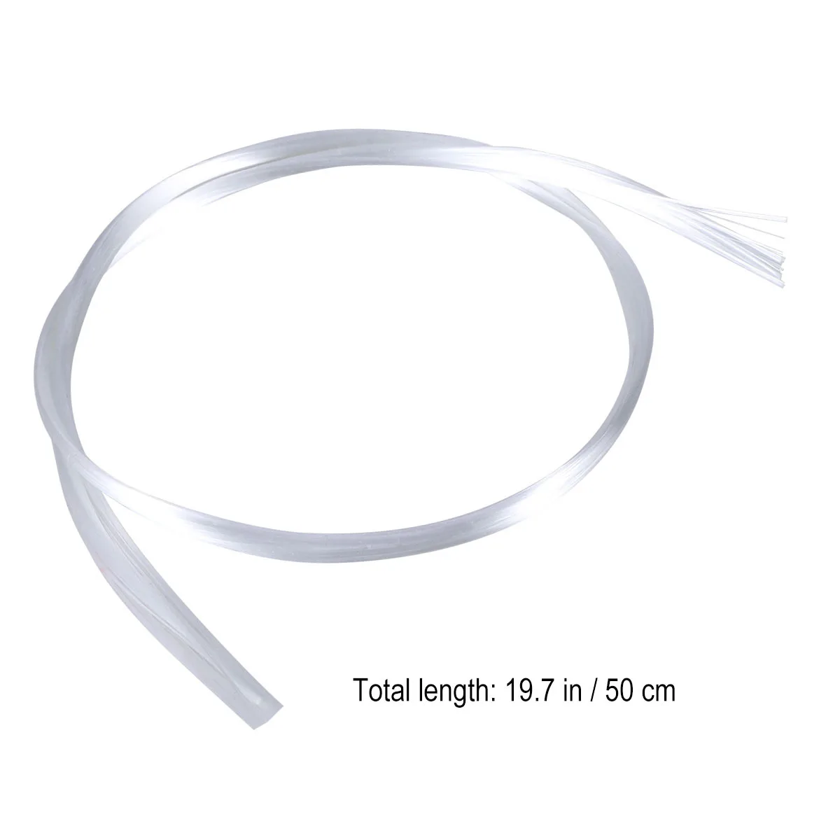 1 pièces 50Cm fibre de verre pour Extensions d'ongles blanc haute qualité robuste bricolage fournitures de Nail Art pour Salon et usage domestique