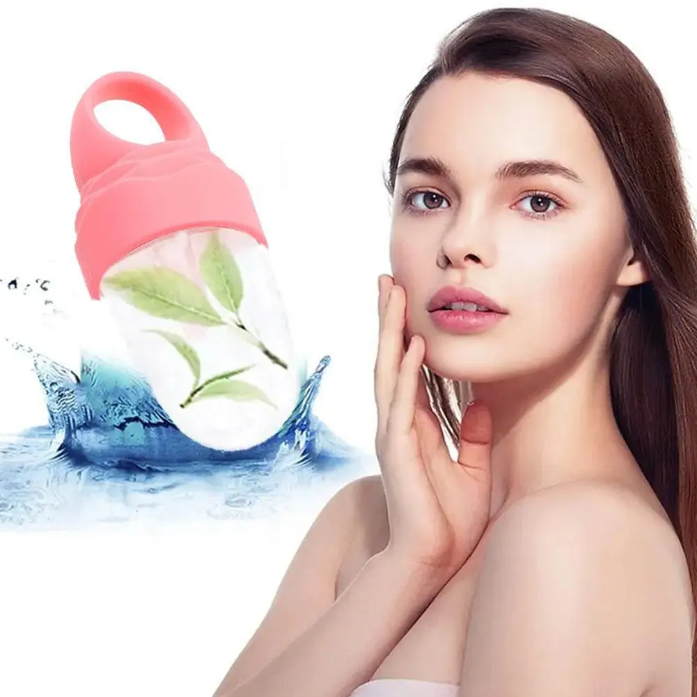 Silicone Ice Facial Roller cura della pelle bellezza sollevamento massaggiatore strumenti cura del contorno della pelle vassoi di ghiaccio Cube Face Tool Balls Ice