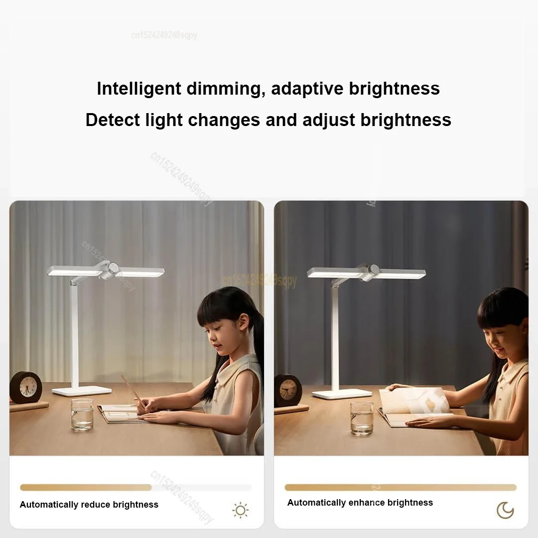 2024 Xiaomi Mijia Desk Lamp Pro Eye Protection Smart Dimming Multi-angle LED Desk Reading Night Light Sit Down Sensor