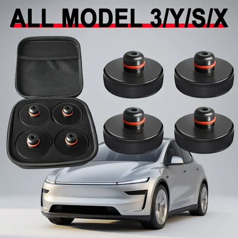 For Tesla Lifting Jack Pad Point Adapter Model 3 Model Y Juniper YL Model S X Accessories Rubber Lift Pucks Car Repair Tools