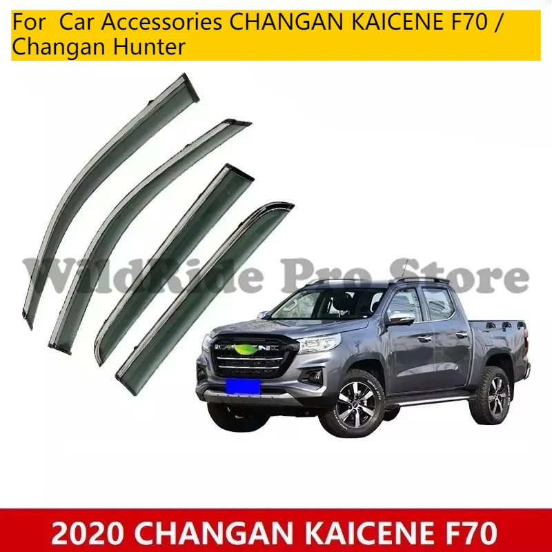 Accesorios para coche CHANGAN KAICENE F70 / Changan Hunter / Landtrek visera para ventana de coche Deflector lluvia visera parasol protector contra la lluvia