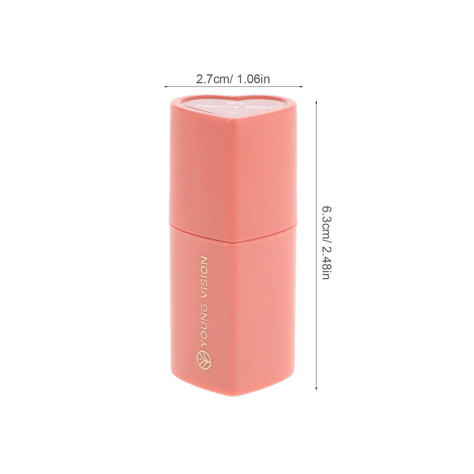 하트 모양 블러쉬 스틱 크림 블러쉬 컨투어 하이라이터 가벼운 방수 메이크업 얼굴 입술 볼