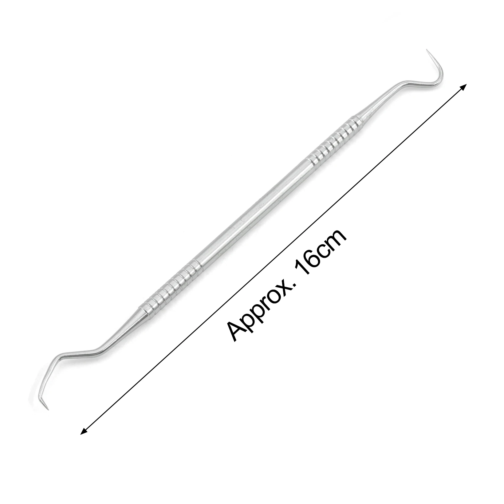 1PCS Stainless Steel Double Head Dental Tool Dentist Teeth Clean Hygiene Explorer Probe Hook Pick Dentists Instruments