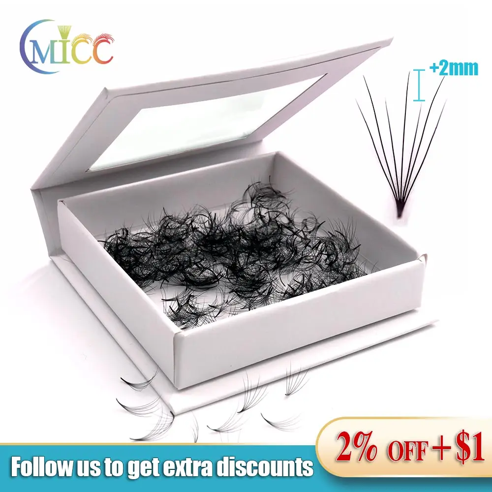 CMICC 5D 7D 9D Multi-length Fans Natural Camellia Lash Extensions Fluffy Premade Fans Volume Soft Eyelash Extension Supplies