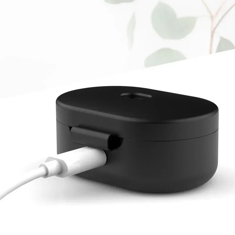 Silicone For Redmi Airdots Case Protective Cover With Hook For Xiaomi Mi Redmi AirDots 2 Cover Earphone Wireless Charging Box