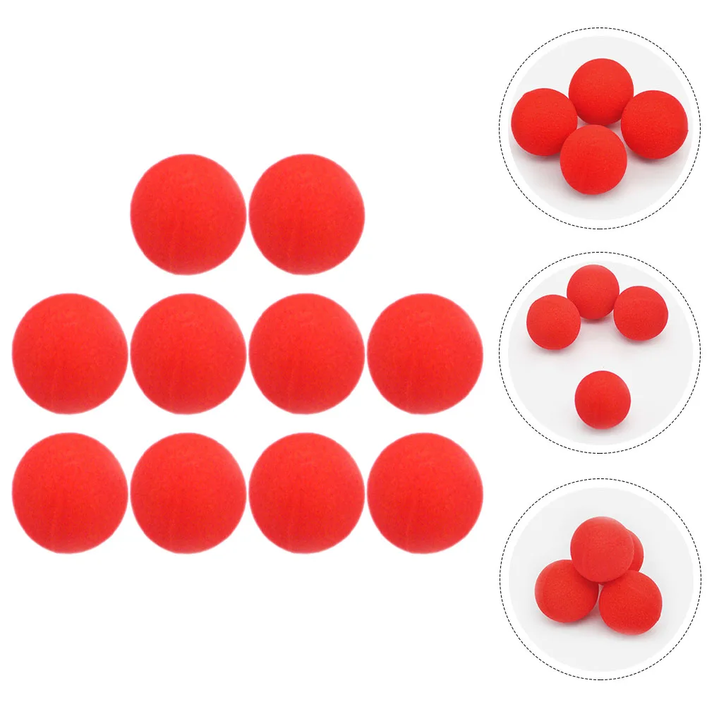 

10 Pcs Sponge Ball Surprise Props Round Shaped Performance Replace Soft Lightweight