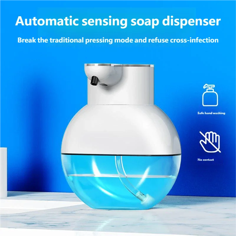 Homefish Automatic Soap Dispenser Smart Dishwashing Liquid Wall-Mounted Hand Soap Foam Dispenser Small Large-Capacity