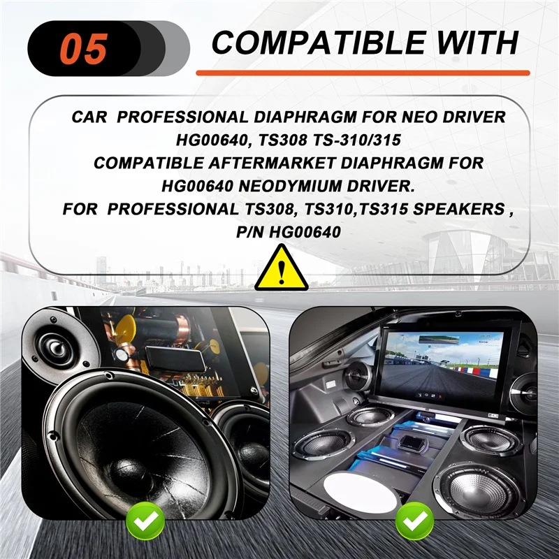 

Car Alto Professional Diaphragm Drive Diaphragm For Neo Driver HG00640 TS308 TS-310/315