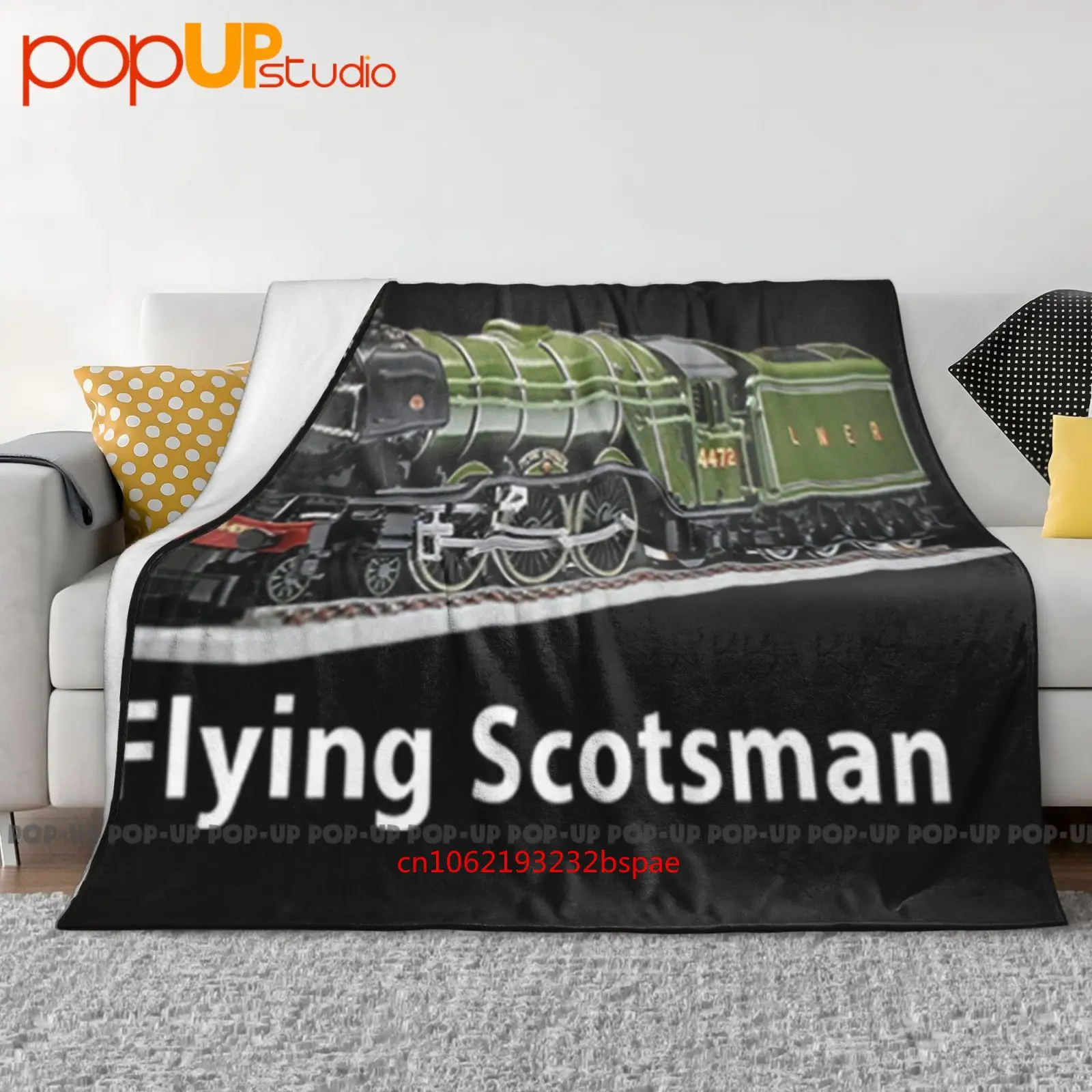 The Flying Scotsman Trains Hornby Locomotives Manta ultrasuave Edredón Funda de sofá de invierno Fundas de cama