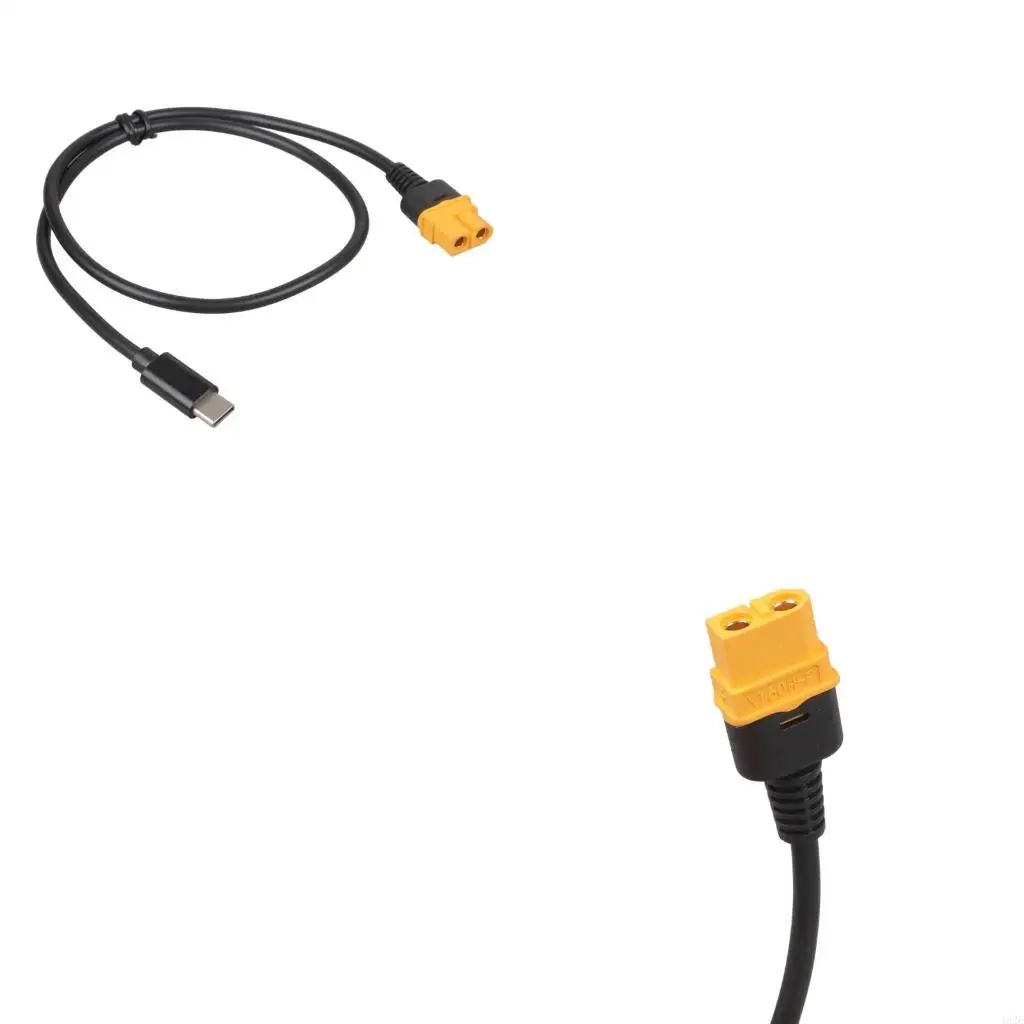 462E Type C Male To XT60 Female Adapters Cable 100W For Drones And Solar Batteries