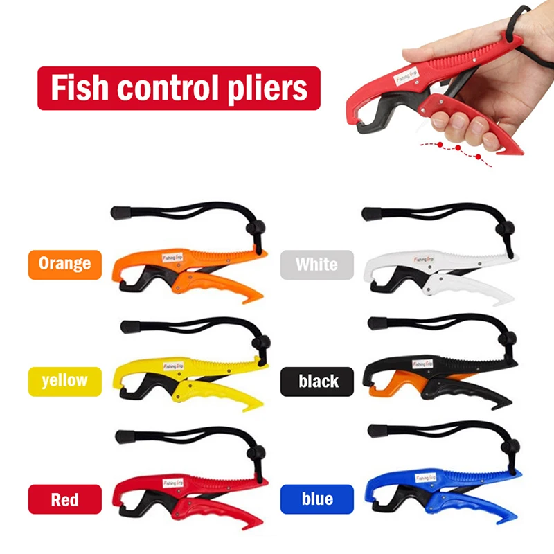 Fishing Tools ABS Portable Floating Fish Lip Gripper Controller Fish Clips Fishing Clamp Grabber Fishing Grip Plier SaltWater