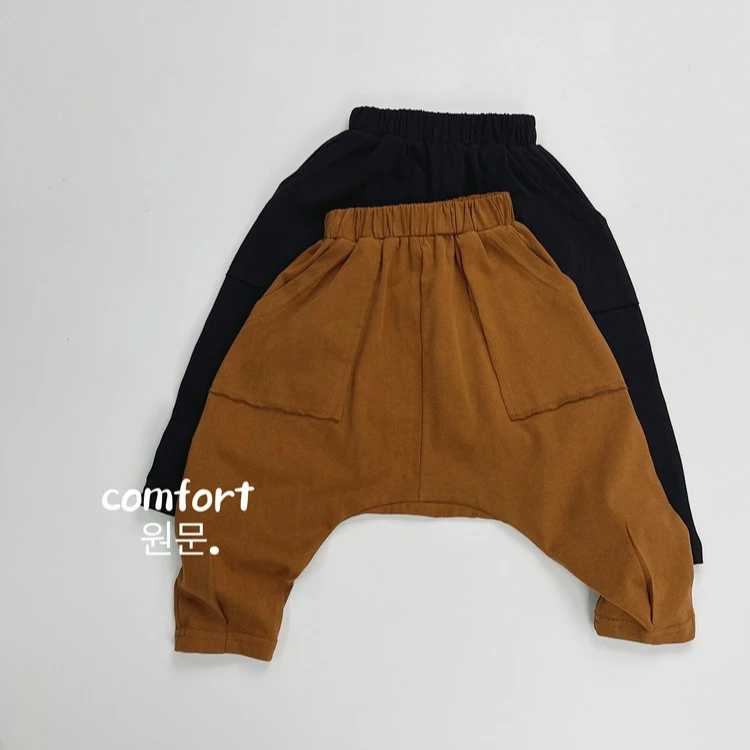Pants 2026 Spring and Autumn New Children's Wear Korean Style Boys and Girls Retro Foreign Style Pure Cotton Casual Harun Pants
