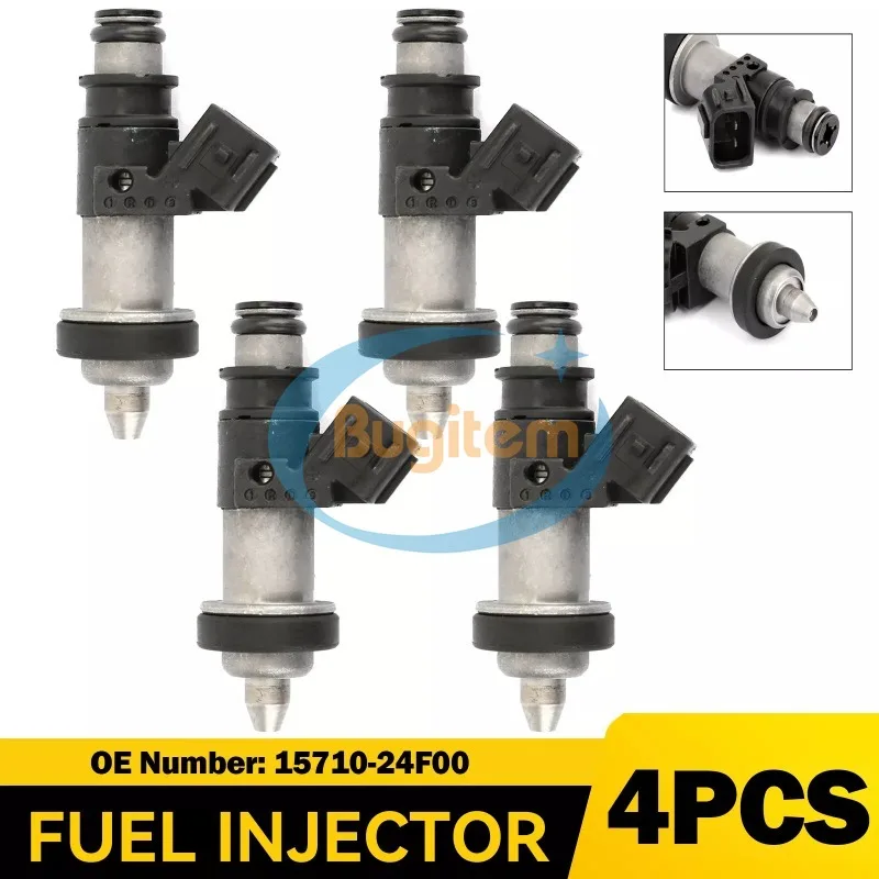 

4PCS/Set Fuel Injectors 15710-24F00-000 15710-24F00 For Suzuki Hayabusa GSX1300R GSX1300RZ For Honda CRV CR-V S2000 15710-24F
