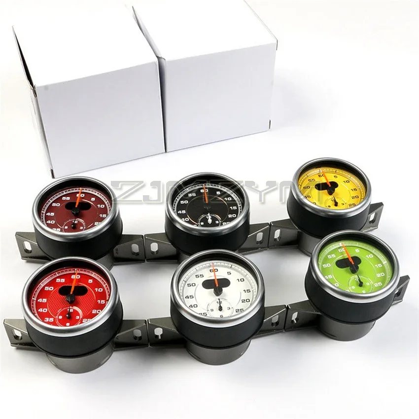 Utilizzato per Porsche Cayenne Panamera 718 MACAN911 Modifica e aggiornamento dell'orologio con bussola cronometro